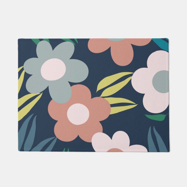 Felpudo Flores de primavera (Anverso)