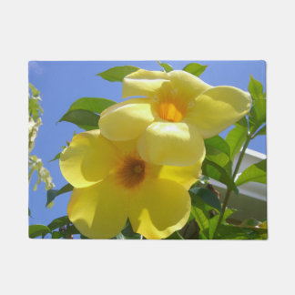Felpudo Flores de Trompeta Doradas I
