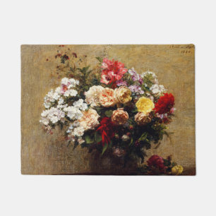Felpudo Flores de verano antiguas de Henri Fantin-Latour