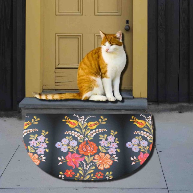 Felpudo flores húngaras - colores vibrantes (Subido por el creador)