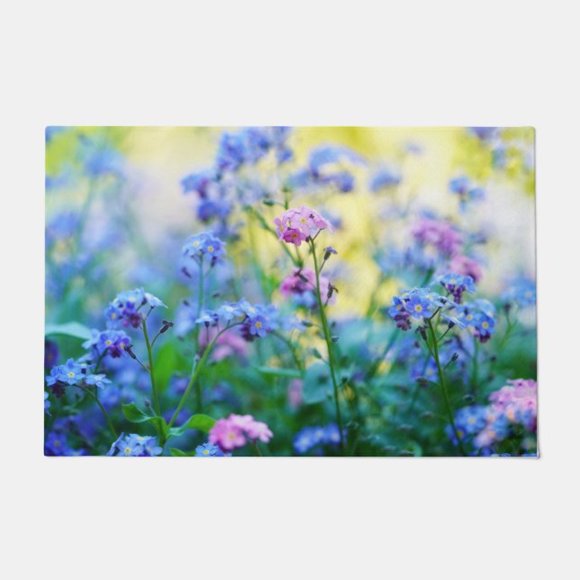 Felpudo Flores nomeolvides (Anverso)