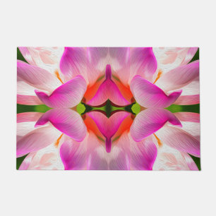Felpudo FLORES PURPLE - Arte Fractal -
