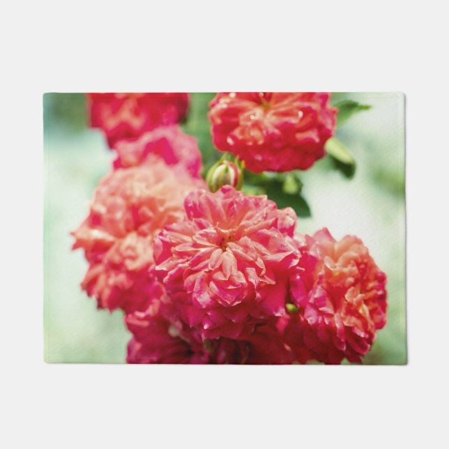 Felpudo Flores rojas rojas (Anverso)