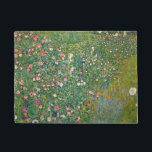 Felpudo Flores rosas Gustav Klimt<br><div class="desc">Flores rosas Gustav Klimt</div>