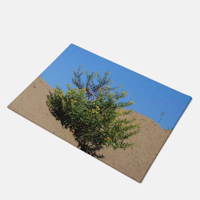 Felpudo Flores Silvestres Amarillas En Flora De Arena (Angular)