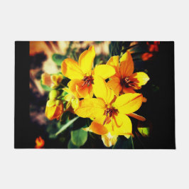 Felpudo Flores vibrantes