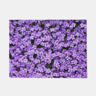 Felpudo Flores violetas - Primavera