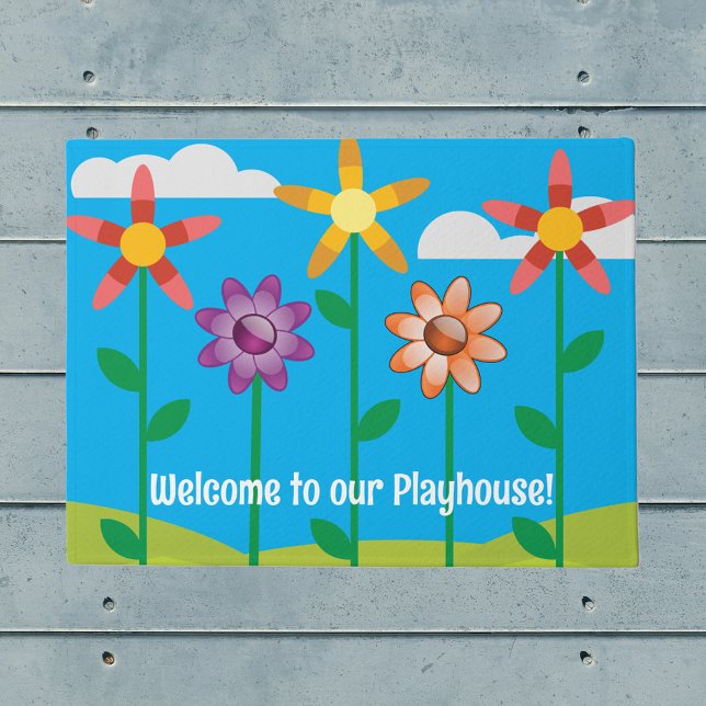 Felpudo Flores y parque infantil Sky (Subido por el creador)