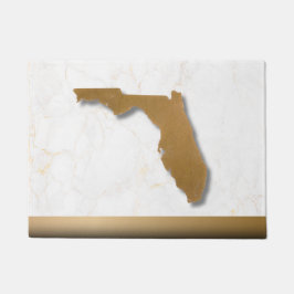 Felpudo Florida Theme Elegant Modern Chic Gold & Marble
