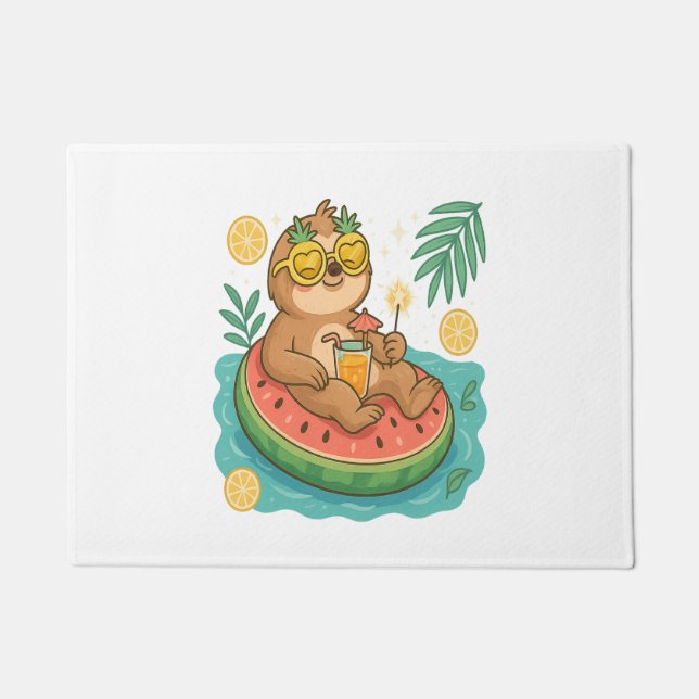 Felpudo Flota de la piscina eslovaca de verano (Anverso)