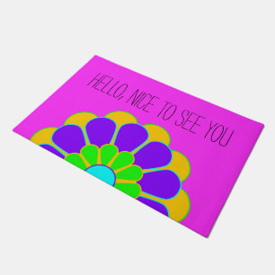 Felpudo Flower Flower Power Bloom II + tu trasero. y idea