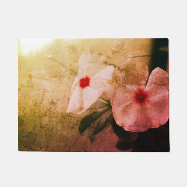 Felpudo Flowers Retro Photo Door Mat (Anverso)