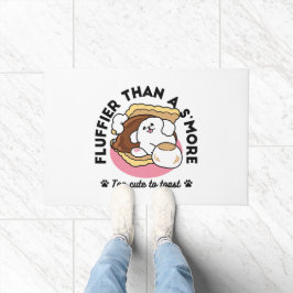 Felpudo Fluffier Tha S’more - Perro y bollo de postre