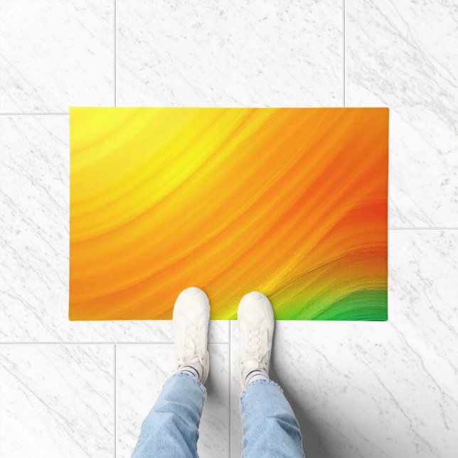 Felpudo Flujo de degradado de Sunset (Interior)