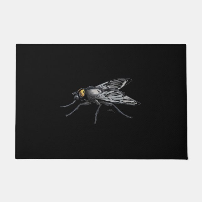 Felpudo Fly Buddy Black Doormat (Anverso)