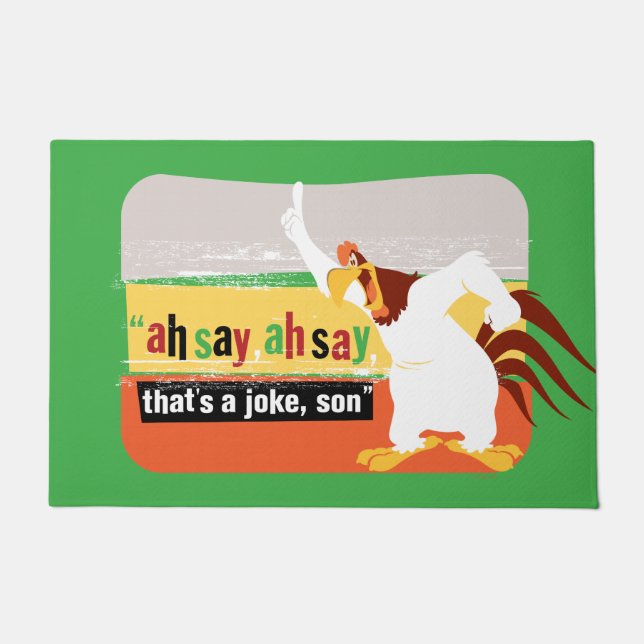 Felpudo Foghorn Es un Chiste, hijo (Anverso)