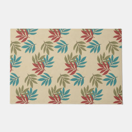 Felpudo Folletos en color Verde, Verde azulado, Rojo