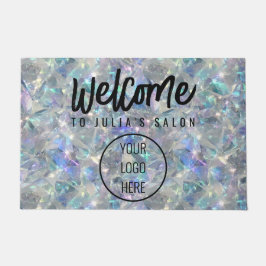 Felpudo Fondo de la Piedra Óptica Holográfica