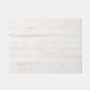 Felpudo Fondo de madera blanca antigua