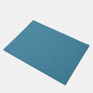 Felpudo Fondo texturizado de lino azul calmado y simple