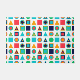 Felpudo Formas geométricas coloridas