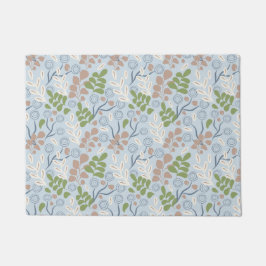 Felpudo Formas orgánicas botánicas