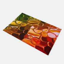 Formas redondeadas que migran del rojo al verde