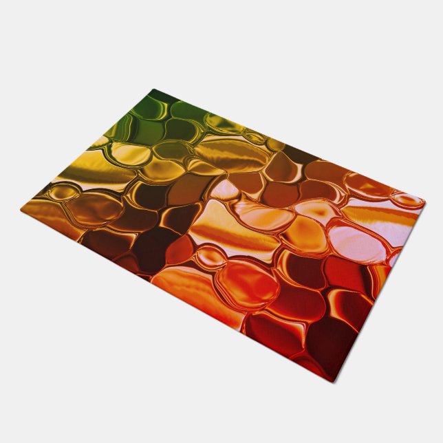 Felpudo Formas redondeadas que migran del rojo al verde (Angular)