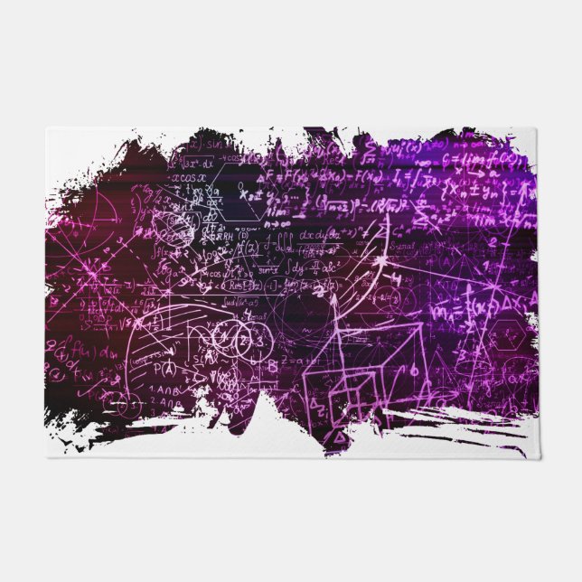 Felpudo Fórmulas en el espacio matemático (Anverso)