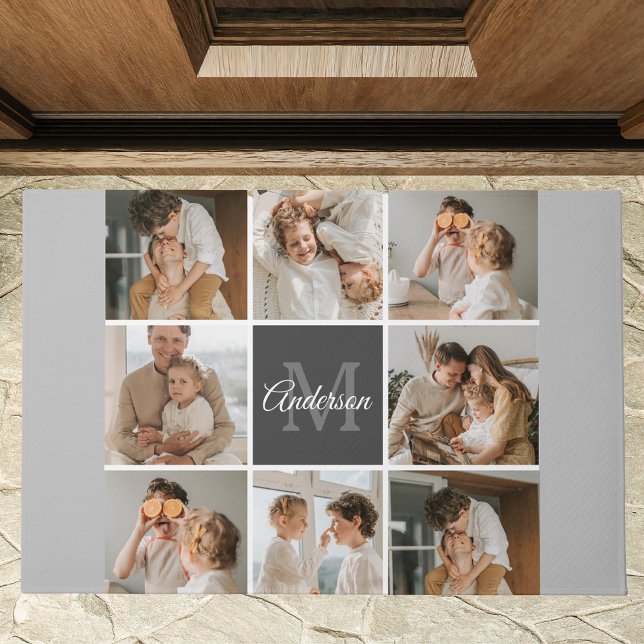 Felpudo Foto de colección familiar moderna y regalo person (Subido por el creador)