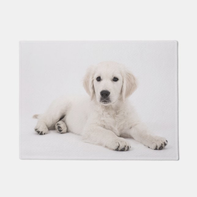 Felpudo Foto de Golden Retriever (Anverso)
