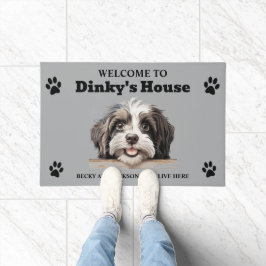 Felpudo Foto de perro de agua cuta de Havan