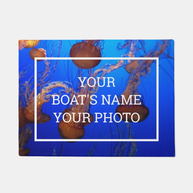 Felpudo Foto personalizada Dock Mat (Anverso)