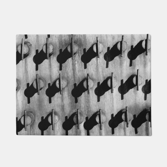 Felpudo Fotografía de arte industrial (Anverso)