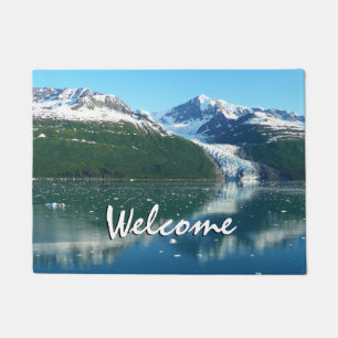 Felpudo Fotografía de College Fjord I Hermosa Alaska
