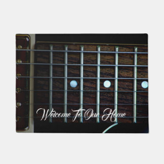 Felpudo Fotografía de Guitar Fretboard