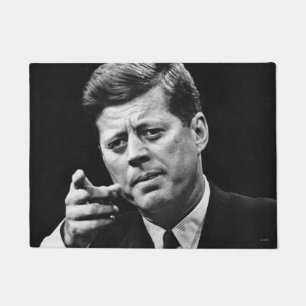 Felpudo Fotografía de John F. Kennedy 3