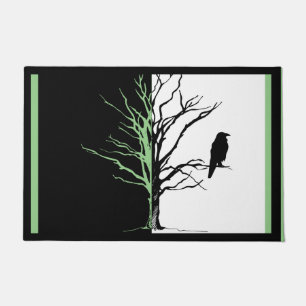 Felpudo Fotografía de pájaro Crow o Raven