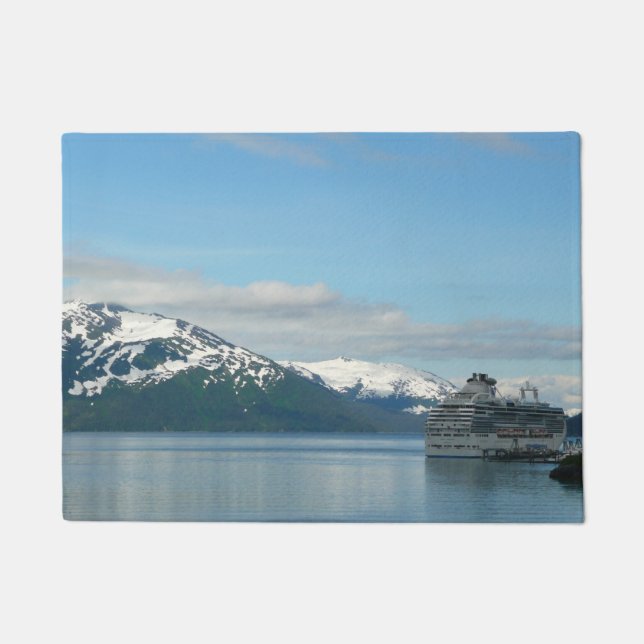 Felpudo Fotografía de viajes de crucero en Alaska (Anverso)
