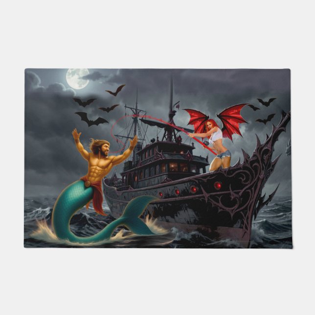 Felpudo Foxy Roxy Vampire Rebel-Alta Mar  (Anverso)