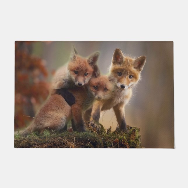 Felpudo Foxy Triplets (Anverso)