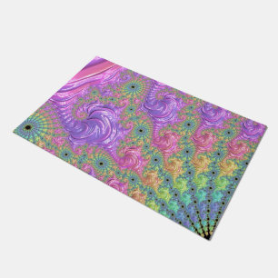 Felpudo Fractal arcoiris