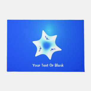 Felpudo Fractal Magen Lavan (Estrella Blanca)