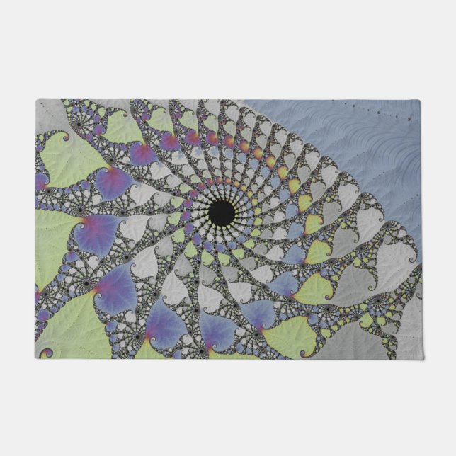 Felpudo  Fractale texture feuille (Anverso)