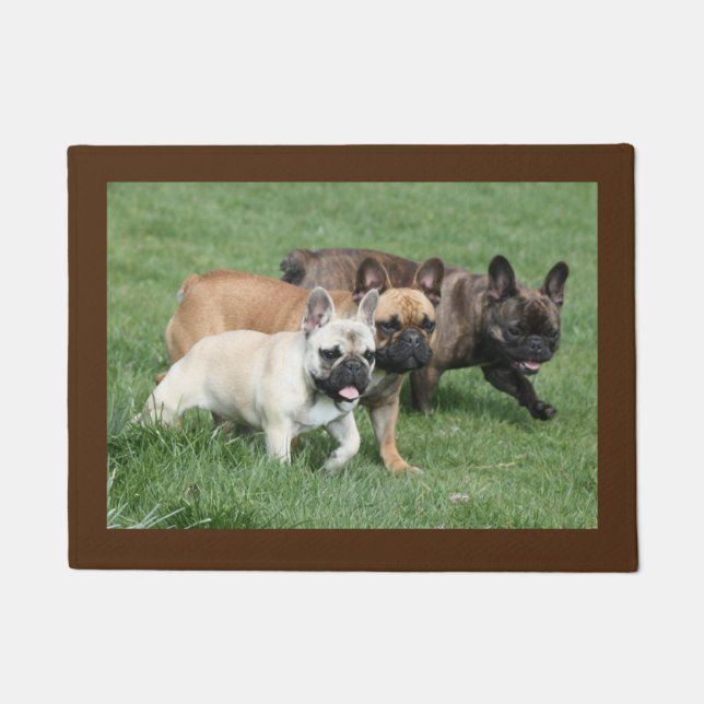 Felpudo Französische Bulldogge Gute Freunde French Bulldog (Anverso)