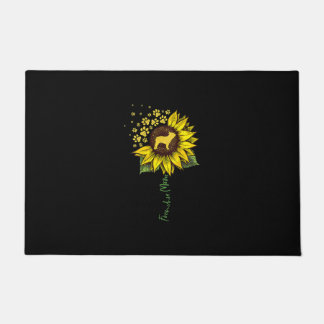 Felpudo Frenchie Mom Sunflower Bulldog francés Lover Gift