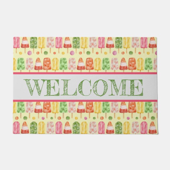 Felpudo Fruir Popcicles (Anverso)