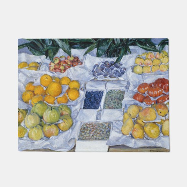 Felpudo Fruit Stand By Gustave Caillebotte (Anverso)