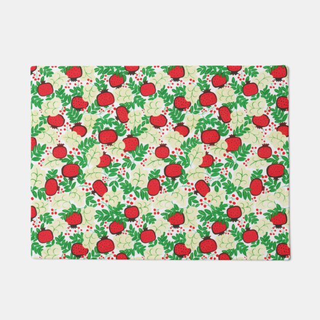 Felpudo Fruta tropical de verano deja natural (Anverso)