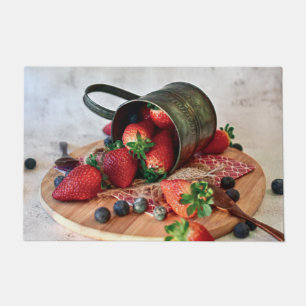 Felpudo Frutas y dulces de fresa